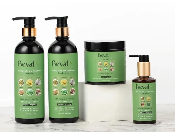 Hair Treatment Set, Hair Mask, Treatment Oil, Conditioner and Shampoo